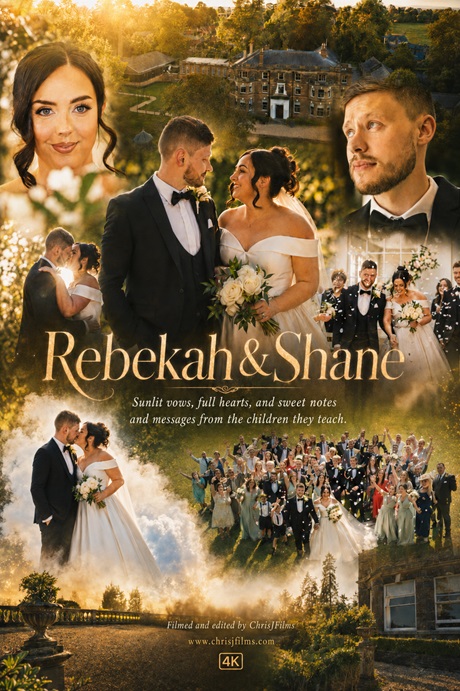 Rebekah and Shane's wedding film poster — Bredenbury Court Barns
