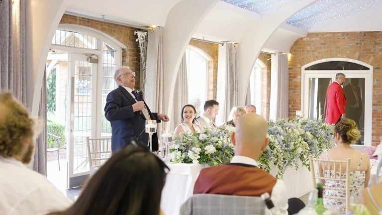 Hannah and Alec wedding film at Colshaw Hall